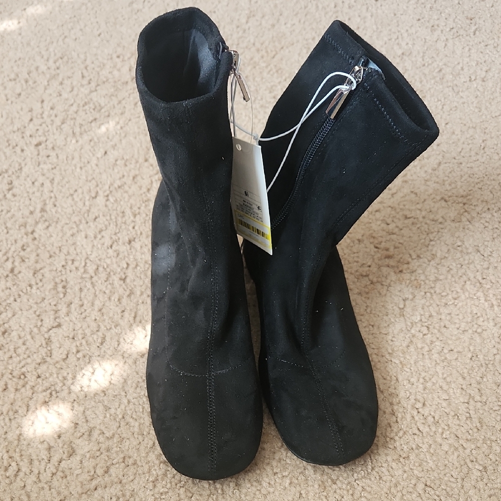 a new day Black Ankle Booties
